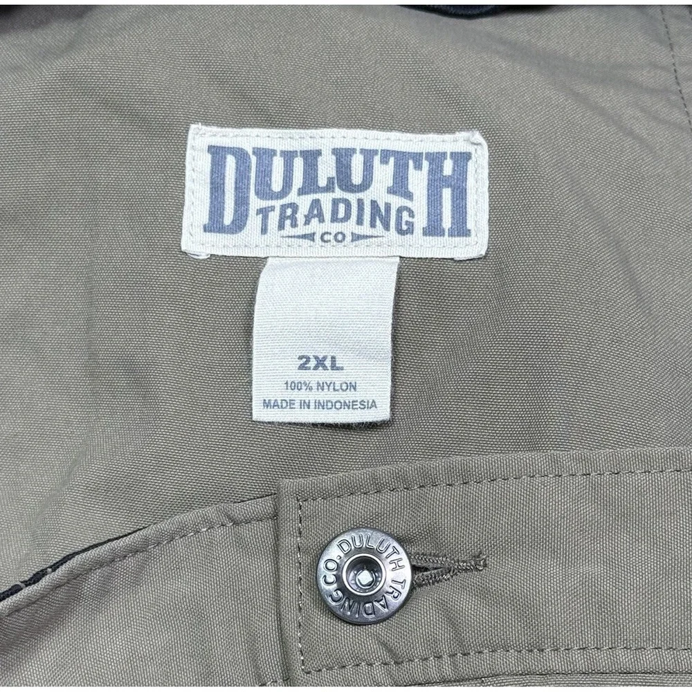 Duluth Trading Cargo Shorts Mens XXL 40x11 Brown Performance Stretch Gorpcore